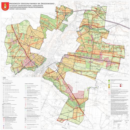 Mapa prognozy oddziaływania na środowisko studium uwarunkowań i kierunków zagospodarowania